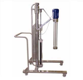 Homogenizer for 300L cap with Pneumatic Lifting stand