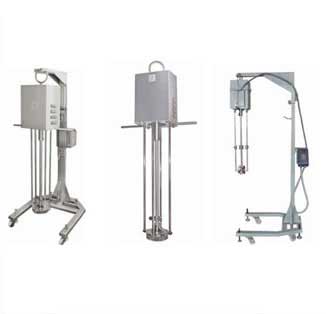 Homogenizer for 500L cap with telescopic stand